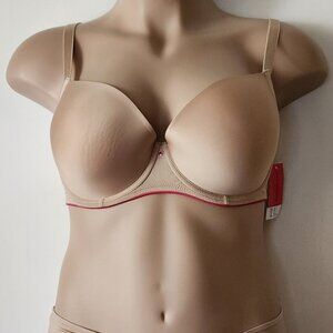 Passionata bra & panty set 36DDD & XL beige NWT Beautiful !